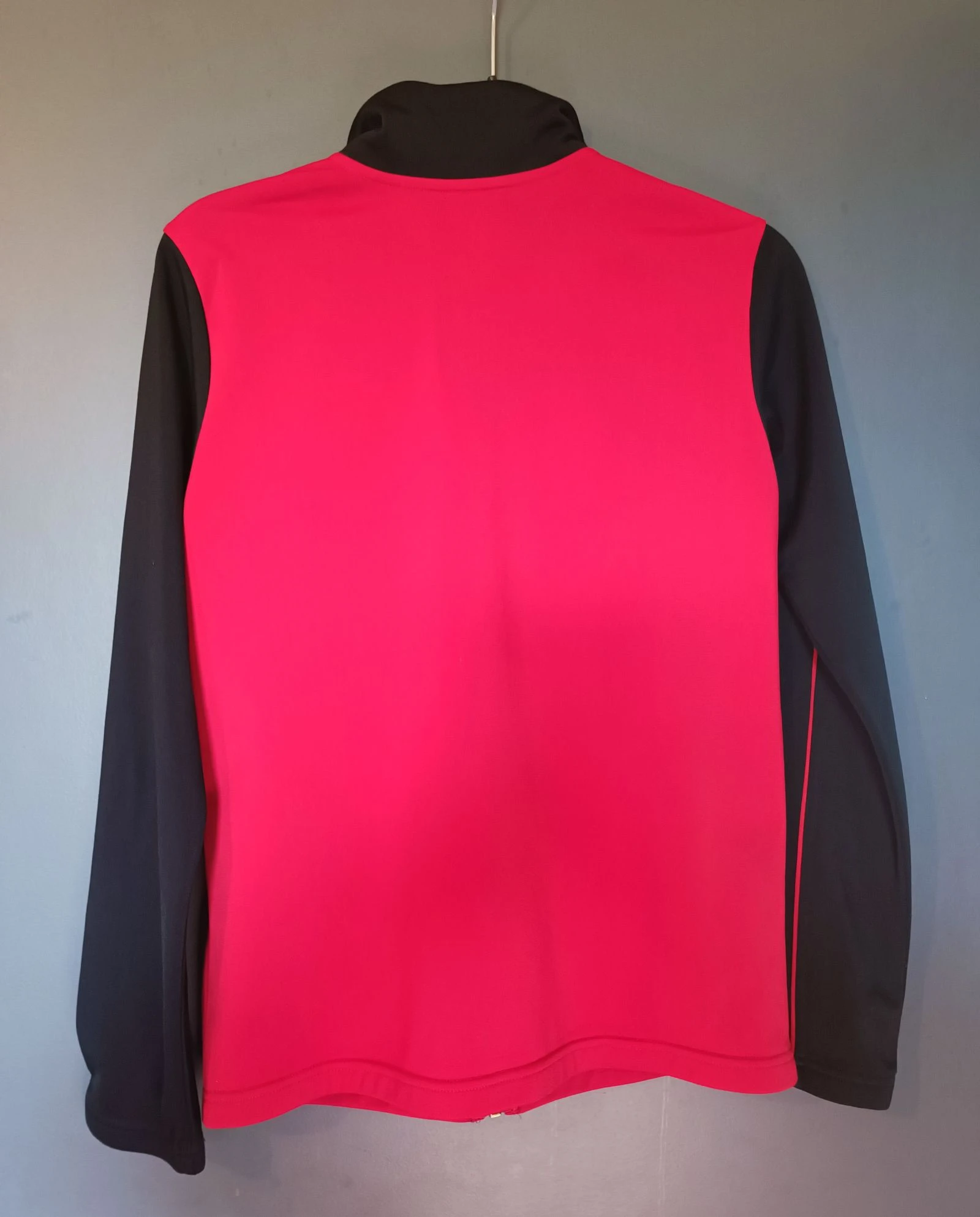 Nike tracksuit zip-up jacket size L for children 12/13 years very good condition in red and black – photo 2